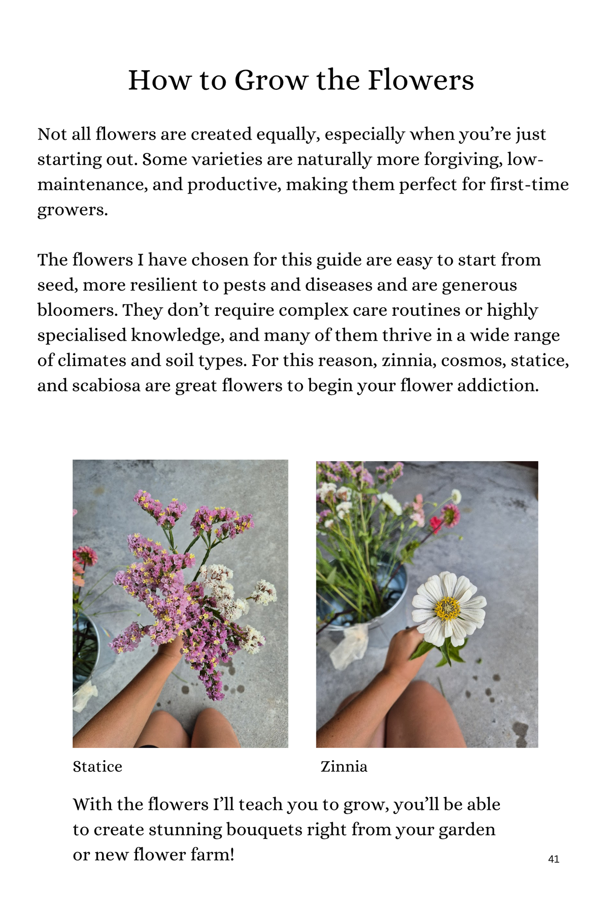 Grow a Cut Flower Garden Ebook